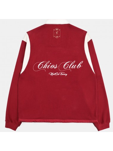CHIOS CLUB - Oversize Shirt Hoodie FW2436BB Red
